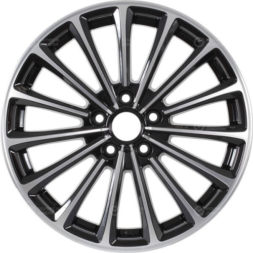 Колесный диск X-trike X136 7xR17 5x114.3 ET35 DIA67.1 (уценка) черный глянцевый с полированной лицевой поверхностью