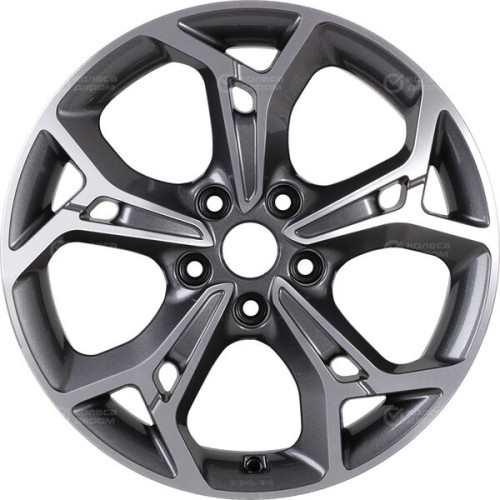 Колесный диск Replay CHR95 7xR17 5x108 ET40 DIA65.1 насыщенный темно-серый полностью полированный