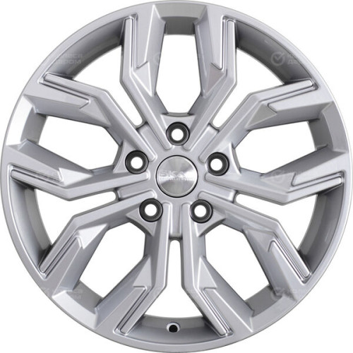 Колесный диск СКАД Амиата 7xR17 5x100 ET38 DIA67.1 серебристый