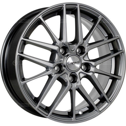Колесный диск Carwel Лача 6.5xR16 5x114.3 ET45 DIA60.1 серый матовый