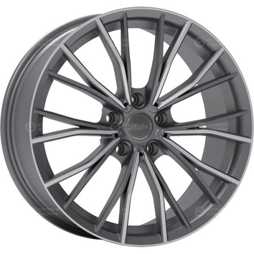 Колесный диск MAK Mark 8xR17 5x120 ET53 DIA72.6 серый с полированной лицевой частью