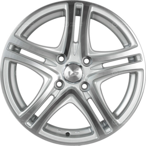 Колесный диск LS LS 570 6.5xR15 5x100 ET40 DIA73.1 серебристый полированный