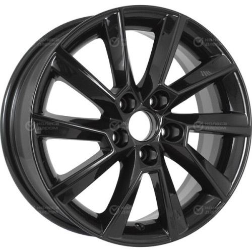 Колесный диск KHOMEN KHW1507 (15_Rapid/Fabia) 6xR15 5x100 ET38 DIA57.1 черный глянцевый