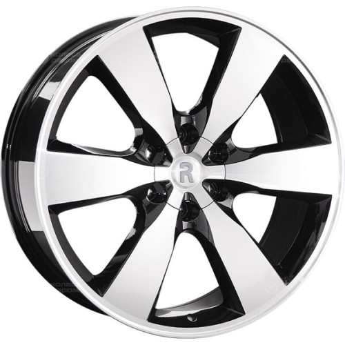 Колесный диск Replay TY63 9xR22 6x139.7 ET20 DIA106.1 черный глянцевый с полированной лицевой частью