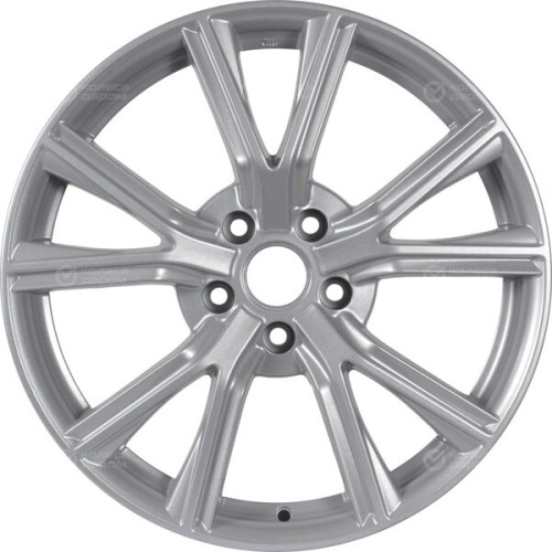 Колесный диск X-trike X122 7.5xR18 5x100 ET38 DIA67.1 глянцевый серебристый