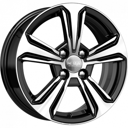 Легковой диск КиК КС777 6x15 4x100 ET48 54,1 Алмаз черный