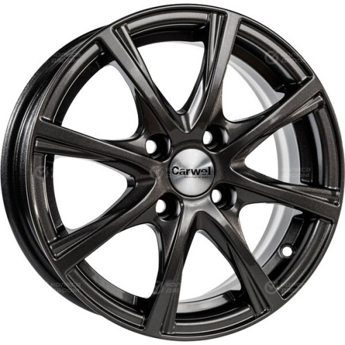 Колесный диск Carwel Легран 5.5xR14 4x100 ET43 DIA60.1 серый матовый