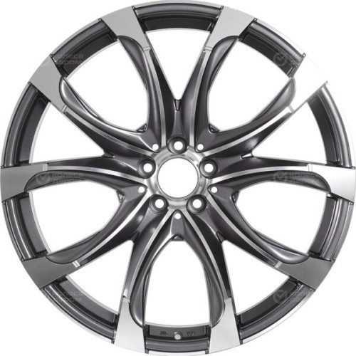 Колесный диск Replay TY73 9.5xR22 5x150 ET45 DIA110.1 насыщенный темно-серый полностью полированный