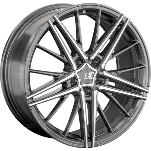 Колесный диск LS FlowForming LS RC76 8xR18 5x108 ET45 DIA63.4 насыщенный темно-серый полностью полированный