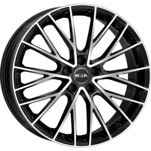 Колесный диск MAK SPECIALE 10xR22 5x130 ET48 DIA71.6 черный глянцевый с полированной лицевой частью