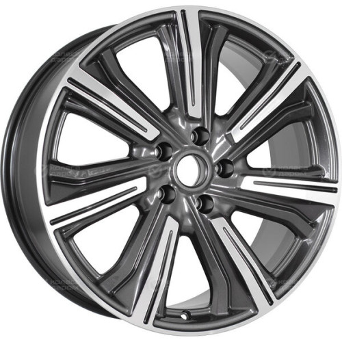Колесный диск СКАД Premium Series Kleemann (КР1067) 8.5xR20 5x108 ET36 DIA65.1 серый глянцевый с полированной лицевой частью
