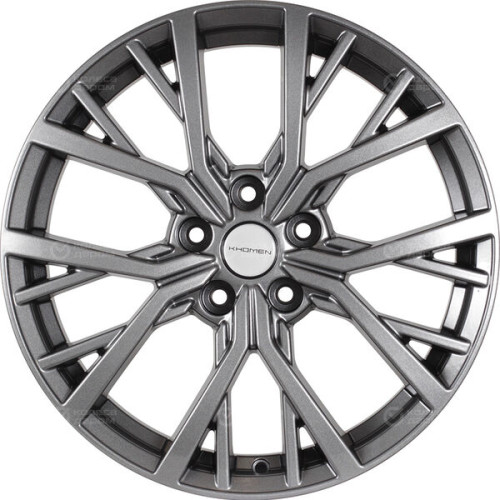 Колесный диск KHOMEN KHW1806 (18_ZV Haval Jolion) 7xR18 5x114.3 ET37 DIA66.5 насыщенный темно-серый