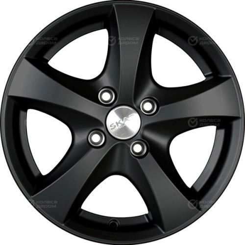 Колесный диск СКАД Уран-2 5.5xR14 4x98 ET35 DIA58.6 черный матовый