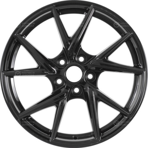 Колесный диск WUP Up105 7xR17 5x114.3 ET45 DIA60.1 черный глянцевый