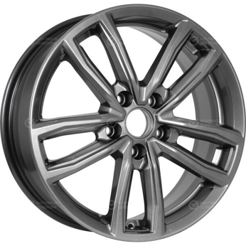 Колесный диск КиК Каланг 6.5xR17 5x114.3 ET37 DIA66.6 темно-серебристый