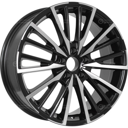 Колесный диск RST R178 7xR18 5x108 ET36 DIA65.1 глянцевый черный с полированной лицевой частью