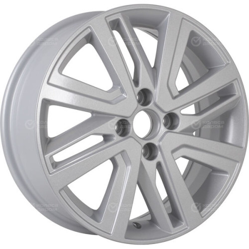 Колесный диск Carwel Таймыр 1609 6xR16 4x100 ET50 DIA60.1 серебристый