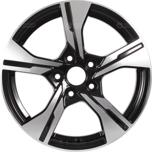 Колесный диск iFree Original КС1053 (16_Tiggo 4 Pro) 6.5xR16 5x108 ET33 DIA60.1 черный глянцевый с полированными элементами лицевой поверхности