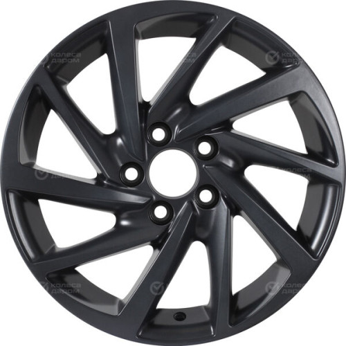 Колесный диск KDW KD1530 6xR15 4x100 ET46 DIA60.1 черный матовый