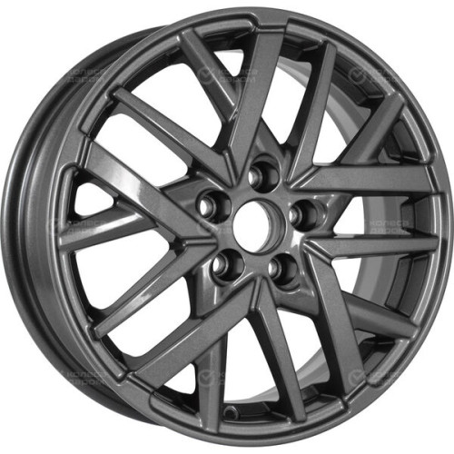 Колесный диск СКАД Босфор 6xR16 5x100 ET38 DIA57.1 темно-серый цвет с перламутровыми оттенками