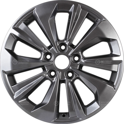 Колесный диск КиК Авиор 7xR17 5x114.3 ET45 DIA67.1 темно-серебристый