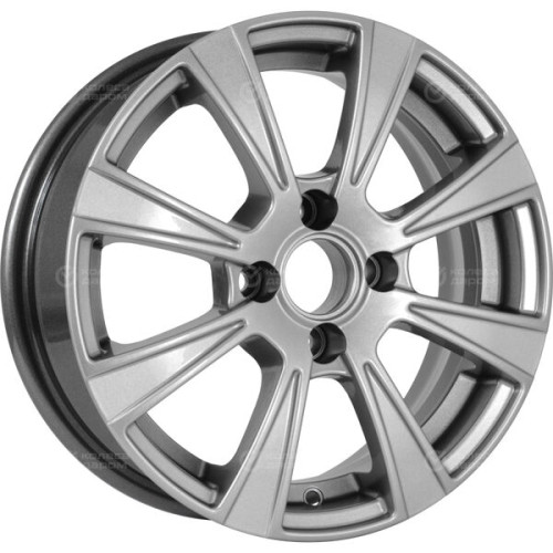 Колесный диск Carwel Йота 113 5.5xR14 4x100 ET38 DIA67.1 серебристый металлик