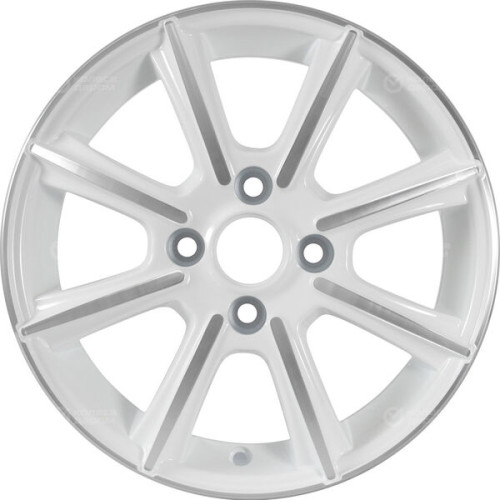 Колесный диск СКАД Монако 5.5xR14 4x98 ET38 DIA58.6 белый с полированной лицевой частью