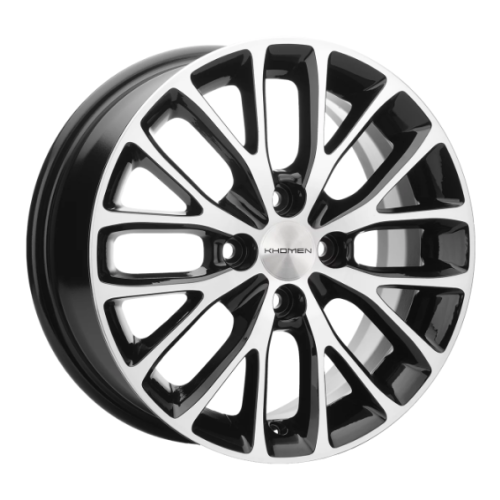 Легковой диск Khomen Wheels KHW1506 6x15 4x100 ET50 60,1 Black-FP