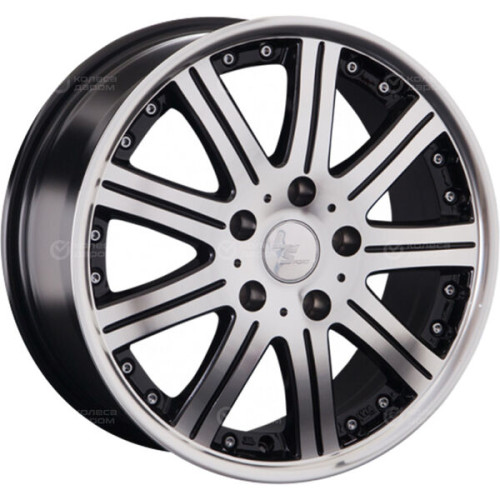 Колесный диск LS LS 826 6xR16 4x100 ET40 DIA73.1 черный полностью полированный