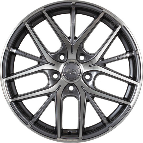 Колесный диск LS LS 315 7xR17 5x114.3 ET40 DIA73.1 насыщенный темно-серый полностью полированный