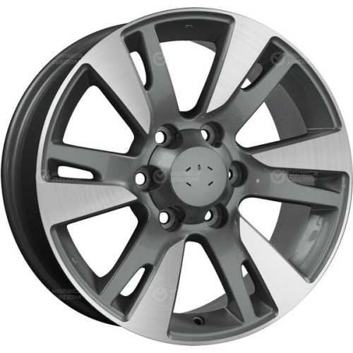 Колесный диск Replay TY76 7.5xR18 6x139.7 ET30 DIA106.1 насыщенный темно-серый полностью полированный