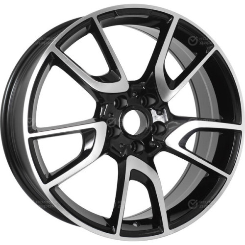 Колесный диск Replay MR256 8xR19 5x112 ET38 DIA66.6 черный полностью полированный