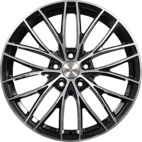 Колесный диск X-trike X130 7.5xR18 5x108 ET36 DIA65.1 черный глянцевый с полированной лицевой поверхностью