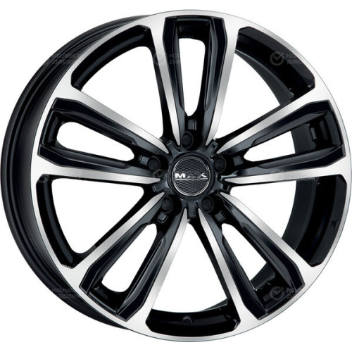 Колесный диск MAK Magma 7xR17 5x114.3 ET35 DIA76 чёрный глянцевый с полированной лицевой частью