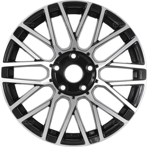 Колесный диск Tech Line 739 6.5xR17 5x108 ET40 DIA54.1 глянцевый черный с полированной лицевой частью