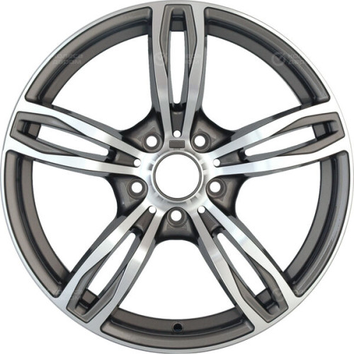 Колесный диск Replay B129 8xR17 5x120 ET30 DIA72.6 насыщенный темно-серый полностью полированный