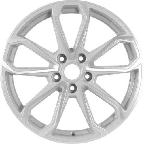 Колесный диск KHOMEN KHW1816 (Mazda CX-5/Kia Seltos) 7xR18 5x114.3 ET45 DIA67.1 серебристый полностью полированный