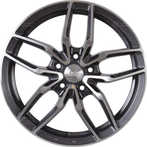 Колесный диск LS LS 790 8xR18 5x114.3 ET40 DIA73.1 насыщенный темно-серый полностью полированный