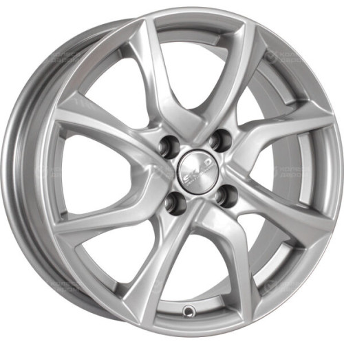 Колесный диск СКАД Тулон 6xR15 4x100 ET39 DIA67.1 серебристый