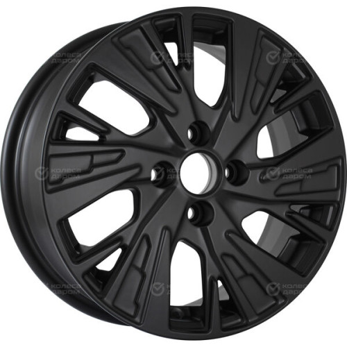 Колесный диск KDW KD1580 6xR15 4x98 ET35 DIA58.5 черный матовый
