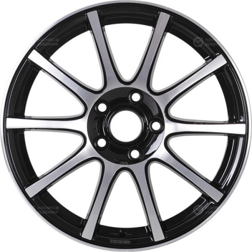 Колесный диск CrossStreet CR16 7xR17 5x114.3 ET45 DIA54.1 черный глянцевый с полированной лицевой частью