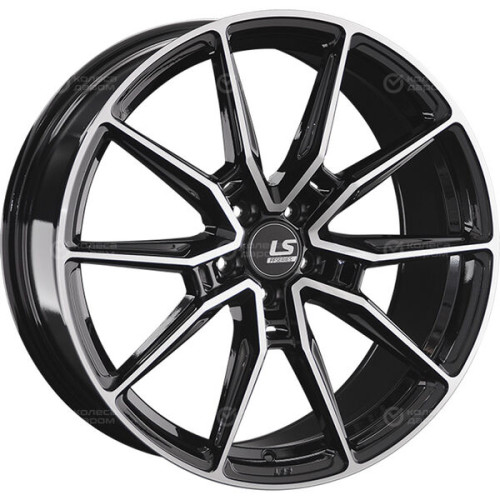 Колесный диск LS FlowForming LS RC58 8.5xR20 5x112 ET30 DIA66.6 черный полностью полированный