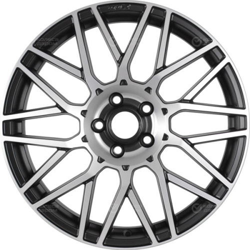 Колесный диск X-trike X133 7.5xR18 5x108 ET36 DIA65.1 черный матовый с полированной лицевой частью