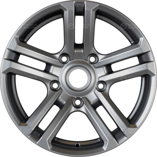 Колесный диск КиК Палладика 7xR16 5x139.7 ET5 DIA110.1 темно-серебристый