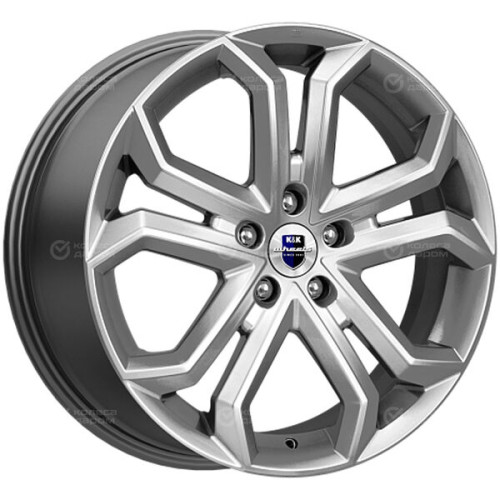 Колесный диск КиК Пандора 8.5xR19 5x112 ET48 DIA66.6 темно-серебристый
