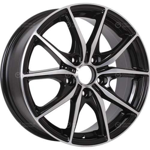 Колесный диск NEO 676 6.5xR16 5x114.3 ET45 DIA67.1 глянцевый черный с полированной лицевой частью