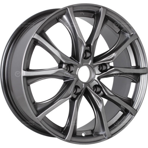 Колесный диск КиК Твист 7.5xR17 5x115 ET44 DIA70.2 темно-серебристый