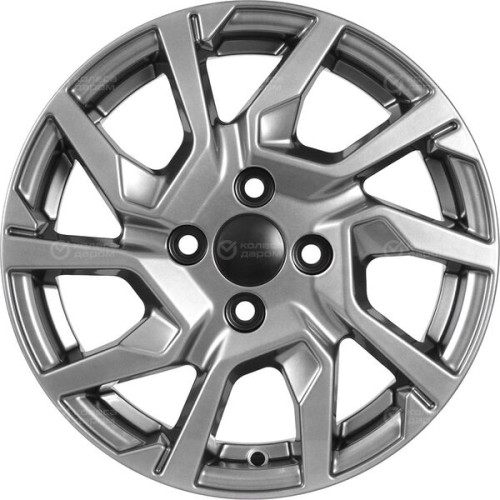 Колесный диск KDW KD1420 5.5xR14 4x100 ET40 DIA56.6 темно-серый