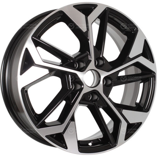 Колесный диск iFree Original КС1062 (17_Tiggo 4 Pro) 6.5xR17 5x108 ET33 DIA60.1 черный глянцевый с полированными элементами лицевой поверхности