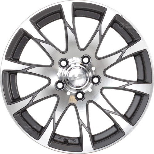 Колесный диск LS LS 233 7xR16 5x114.3 ET40 DIA73.1 насыщенный темно-серый полностью полированный